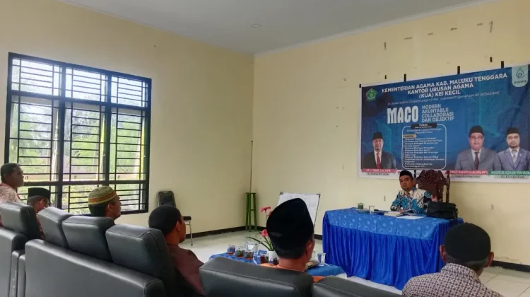 KUA Kei Kecil Rapat Bersama Imam jelang Ramadhan