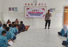 Sat Binmas Polres Lhokseumawe Sosialisasikan E-Learning Polri Mengajar