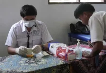 Deteksi Dini Narkoba, BNNK Tala Tes Urine Siswa