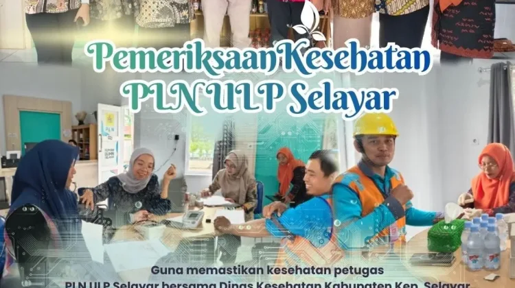 PLN ULP Selayar adakan Pemeriksaan Kesehatan Gratis