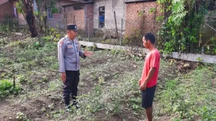 Bhabinkamtibmas Polres Pasaman Dorong Ketahanan Pangan