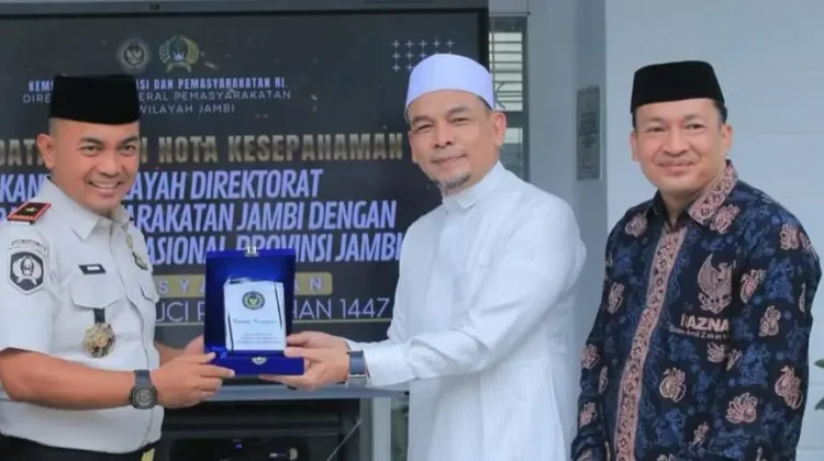 Kanwil Ditjenpas Jambi Jalin Kerjasama Dengan Baznas Jambi
