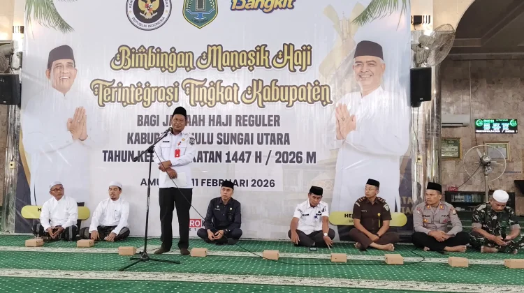 Sebanyak 504 Calon Jamaah Haji HSU Ikuti Manasik Terintegrasi 2026
