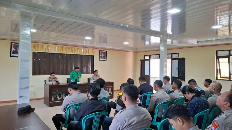 Perkuat Moral dan Spiritual, Polres Mamasa Gelar Binrohtal