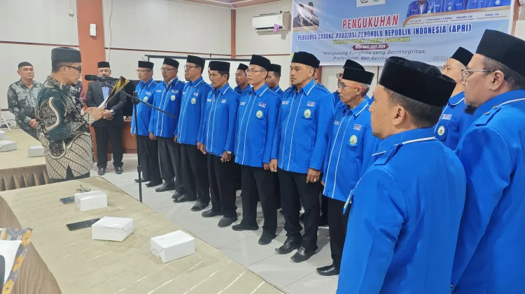 PC Asosiasi Penghulu Republik Indonesia Aceh Singkil Dikukuhkan