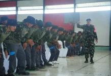 Tingkatkan Disiplin, Karyawan PLN Palembang dan Ogan Ilir Dilatih TNI