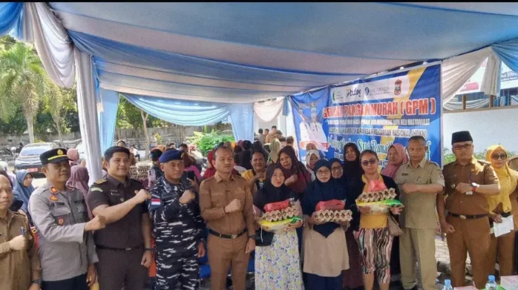 Polres Tanjungbalai Kawal Kegiatan Gerakan Pangan Murah