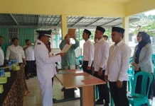 Kades Aengbaja Kenek Lantik Perangkat Desa Baru tingkatkan pelayanan