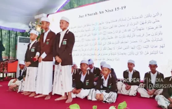 Tahfidz Hybrid Dua Bahasa Warnai Milad Ponpes Darussahid Sampang