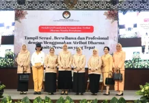 DWP PPATK Sosialisasikan Seragam-Luncurkan Puspita Dharma Flower Class