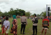 Pengamanan Lomba Panahan HUT Ke-124 Kota Merauke