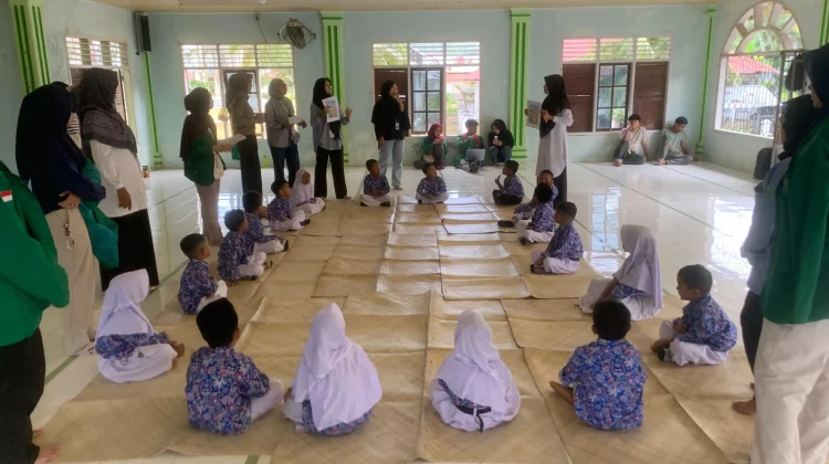 Mahasiswa KKN 46 Gelar Lomba Mewarnai Bertema Islami