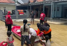 Ratusan Rumah Terendam Banjir di Kecamatan Suradadi Kabupaten Tegal
