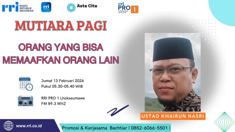 Ustadz Khairunnasri: Mulianya Sifat Pemaaf dalam Islam