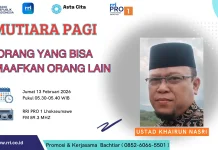 Ustadz Khairunnasri: Mulianya Sifat Pemaaf dalam Islam