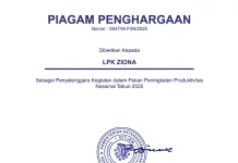 LPK ZIONA Konsisten Selenggarakan Pelatihan di Berbagai Bidang