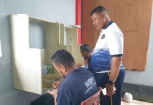 Warga Binaan Lapas Tual Semai Bibit Selada demi Dukung Program Menteri