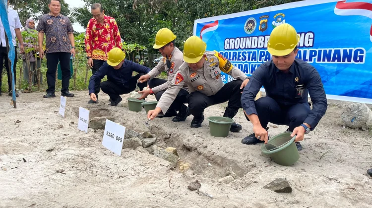 Polresta Pangkalpinang Groundbreaking Pembangunan SPPG Kecamatan Rangk