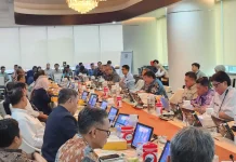 Sekda Aceh Membahas usulan  Renaksi K/L dan R3P  Hidrometeorologi Aceh