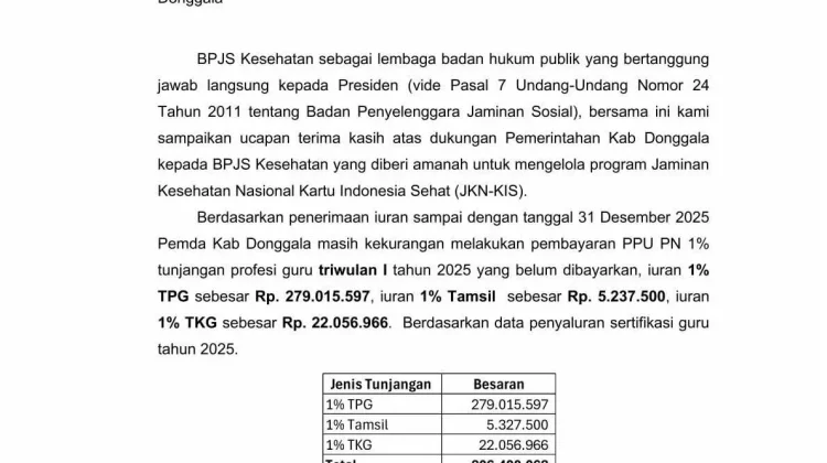 Bupati Donggala Bantah Isu Pembobolan Tunjangan Ribuan Guru