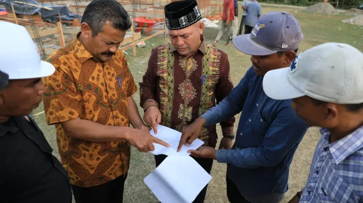Bupati Aceh Utara Tinjau Pembangunan Hunian Tetap