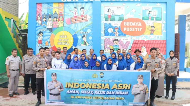 Dukung Gerakan ASRI, Polda Kepri Bersih-Bersih