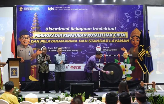 Kanwil Kemenkum Bali Dorong Kepatuhan Royalti