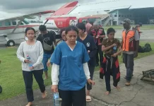 Sembilan Nakes dan Guru dari Koroway Mengungsi ke Jayapura