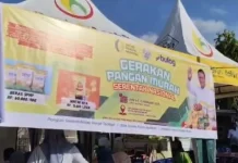 DKPPP Lhokseumawe dan Bulog Gelar Pasar Pangan Murah