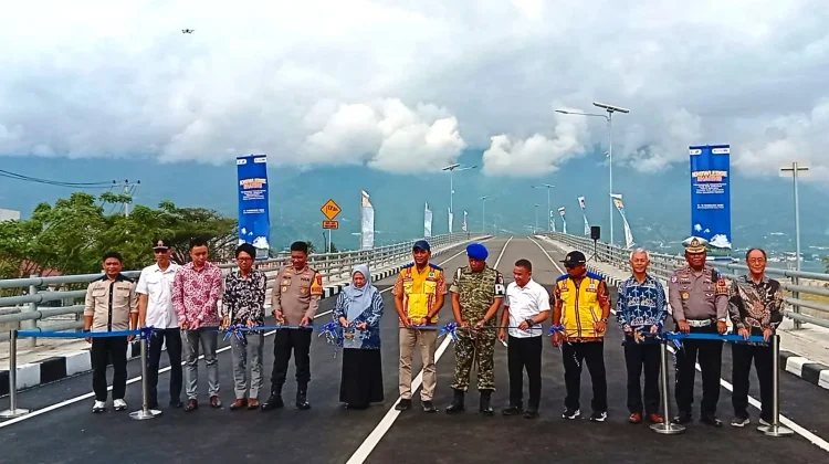 Jembatan Palu 4 dan Elevated Road Resmi Dibuka