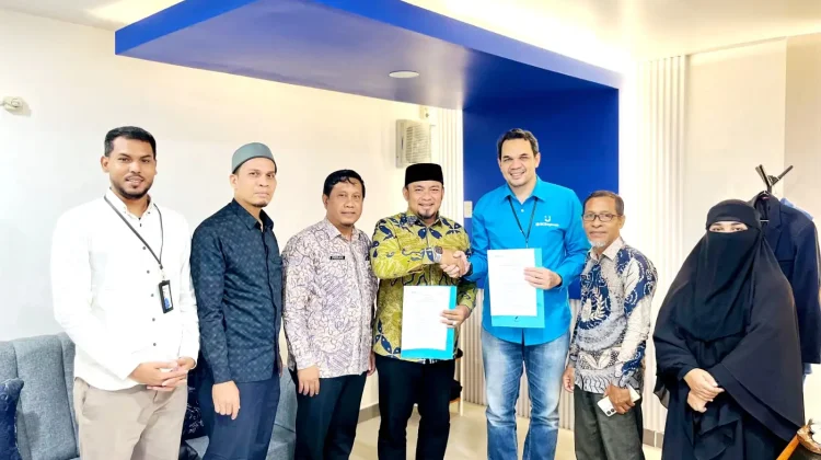 Baitul Mal Lhokseumawe Tanda Tangan PKS dengan BCA Syariah