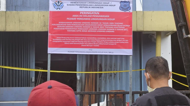 Menteri LH Segel Gudang Kimia BSD Pencemar Lingkungan