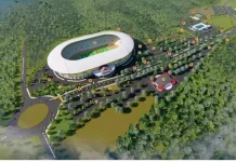 Pembangunan Stadion Internasional Berlokasi  Landasan Ulin Barat