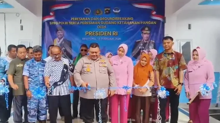 Polres Belitung Luncurkan Dapur SPPG Embun Satam