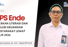 Kepala BPS Ende Urai Literasi dan Inklusi Keuangan