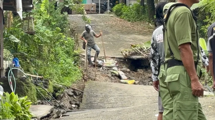 Warga Jangli Waswas, Tanah Masih Bergerak hingga Kini