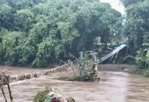 Jembatan Cinta Kembali Putus Diterjang Banjir, Akses Warga Terganggu