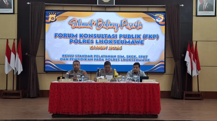 Polres Lhokseumawe Gelar Forum Konsultasi Publik