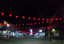 Ratusan Lampion Percantik Wajah Kota Gunungsitoli jelang Imlek