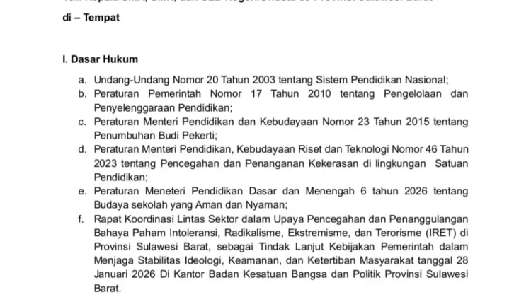 Pemprov Sulbar Batasi Penggunaan HP Bagi Siswa di Sekolah