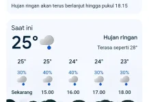 Prakiraan Cuaca KAI Daop 9 JAMBER, 13 Februari