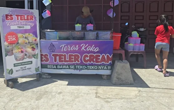 Es Teler Kuah Creamy Menambah List Jajanan Viral di Kota Gunungsitoli