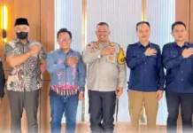 KPU dan Polres Way Kanan Perkuat Sinergi Pemilu