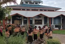 Kwarcab Pramuka Kerahkan 9.040 Personil untuk Bersih-Bersih Masjid