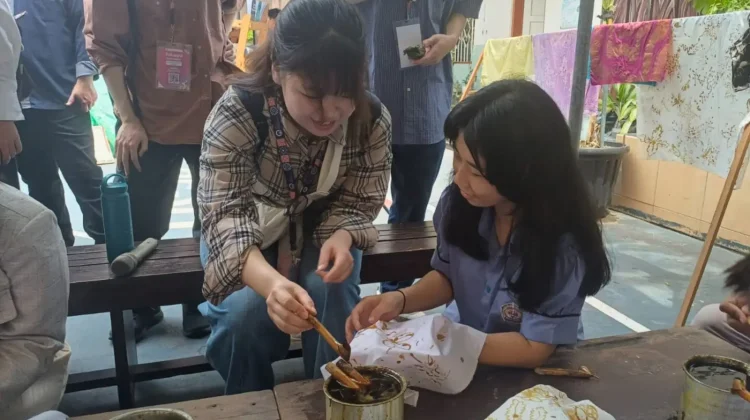 Peserta Internasional Belajar SDGs di SMP YPPI Surabaya