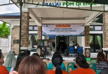 Balai POM di Ende Gelar Vaksinasi HPV untuk Mencegah Kanker Serviks