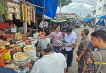 Satgas Saber Polres Sibolga Pantau Harga Bapokting jelang Ramadan