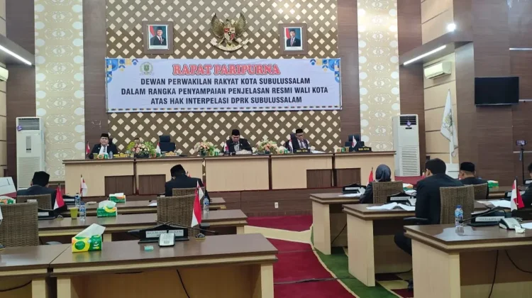 Interpelasi DPRK Subulussalam Soroti Jabatan.Plt dan Bantuan Bencana