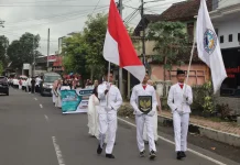SMKN 3 Bondowoso Meriahkan Kota dengan Pawai Sambut Ramadan