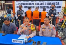 Polresta Mamuju Tangkap Tiga Tersangka Kasus Curanmor, Satu Masih DPO